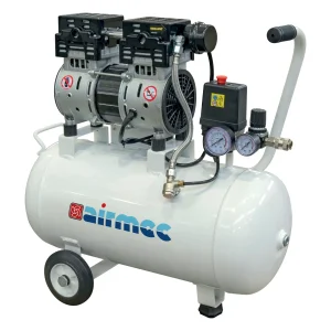 AIRMEC® - Compressore Silenziato Carrellato Monocilindrico - Mod.CSO 25/125 SILENCED
